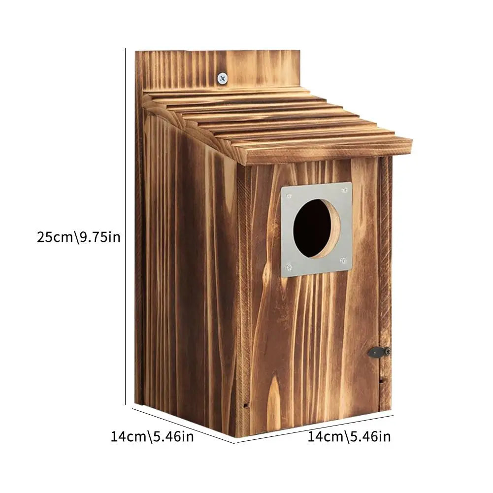 Maison À Oiseaux En Bois, Nid D'Oiseau Résistant Aux Intempéries, Boîte De Couchage D'Élevage, Maison À Oiseaux Suspendue, Fournitures Pour Animaux De Compagnie Pour Perroquets, Perruche