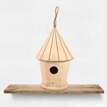 Nichoir en Bois à Peindre – Maison d’Oiseau Suspendue avec Perchoir - Vignette | Ma boutique