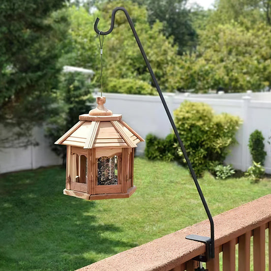 Shepherd's Hook-a-Long: The Garden Bouncer, Iron Fence of Freedom, Vintage Lantern Party Starter, and All-You-Can-Eat Bird Buffet!