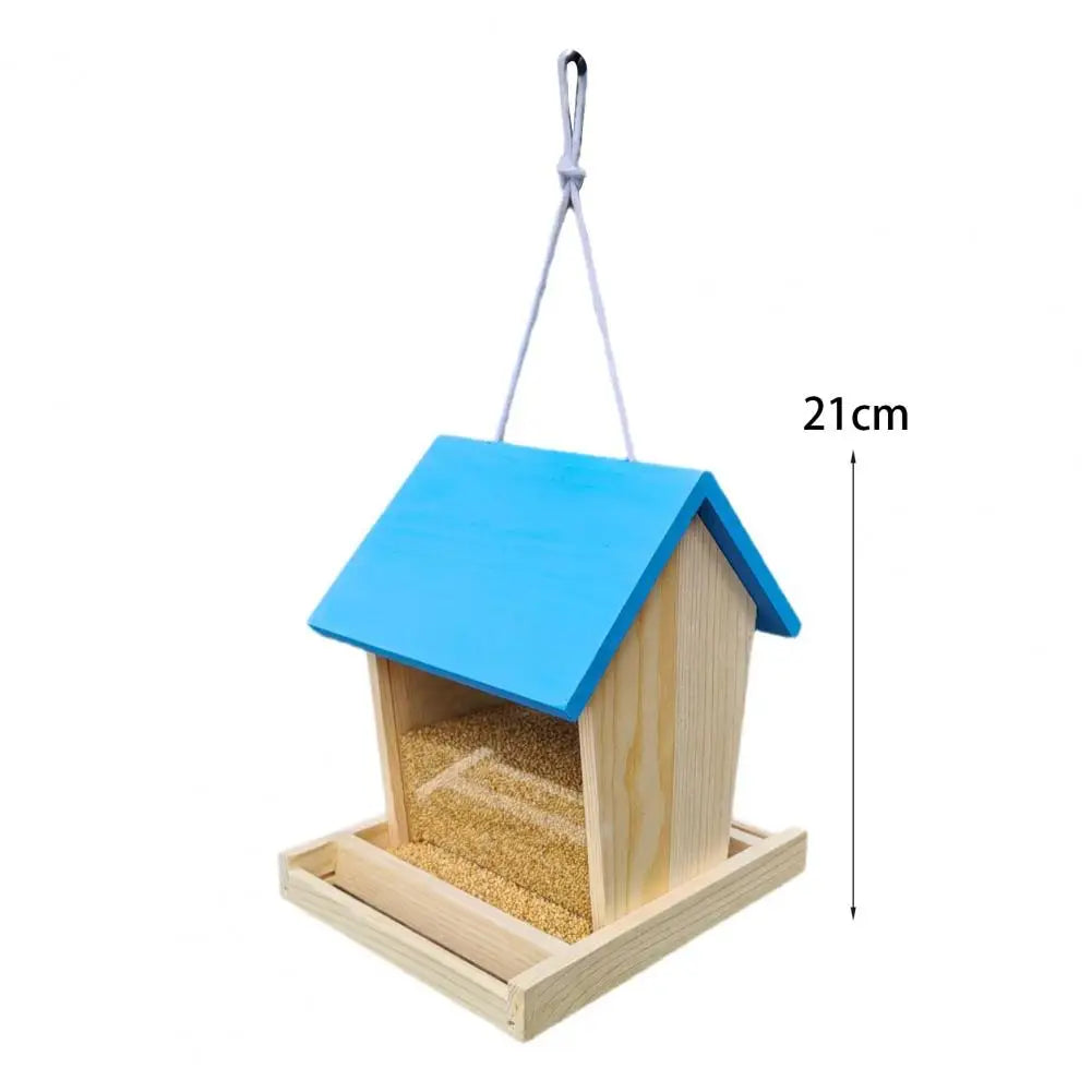 Mangeoire À Oiseaux En Bois, Mangeoires À Trémie, Mangeoire À Oiseaux Sauvages En Plein Air, Grande Mangeoire À Oiseaux Face, Pinsons Cardinaux, Jencibleus