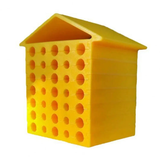 Colonne D'Abeille Murale Imprimée En 3D, Conception En Nid D'Abeille, Maison D'Abeille Suspendue Détachable, Installation Facile, Ruche D'Observation Pour Abeilles