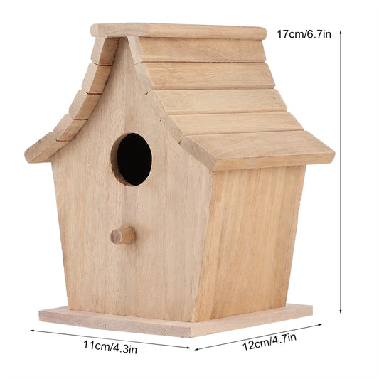 Maison D'Oiseau En Bois Pour Perroquets, Boîte D'Élevage, Maison D'Oiseau De Face Robuste, Fournitures Pour Animaux De Compagnie, Perruche, Petits Oiseaux