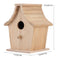 Maison D'Oiseau En Bois Pour Perroquets, Boîte D'Élevage, Maison D'Oiseau De Face Robuste, Fournitures Pour Animaux De Compagnie, Perruche, Petits Oiseaux