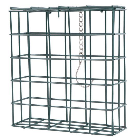 Bird Feeder Simple Square Durable Iron Craft Pigeon Holder Rack Small Bowl Feeding Tool Nature Style Pet Supplies