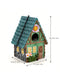Maison À Oiseaux De Style Pastoral, Artisanat En Résine, Maison À Oiseaux D'Extérieur, Nid D'Oiseau Chaud D'Hiver, Nid Suspendu, Décoration De Jardin