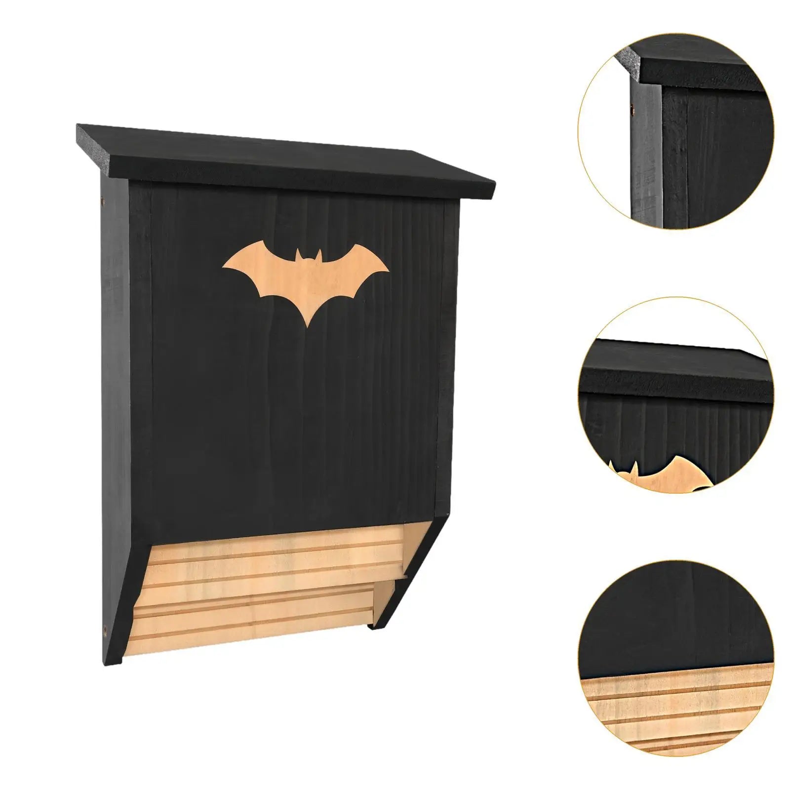 Maison De Chauve-Souris En Bois Stable, Arbre Professionnel, Facile À Installer, Abri De Boîte De Chauve-Souris Pour Jardin, Arrière-Cour, Décoration De Cour Extérieure