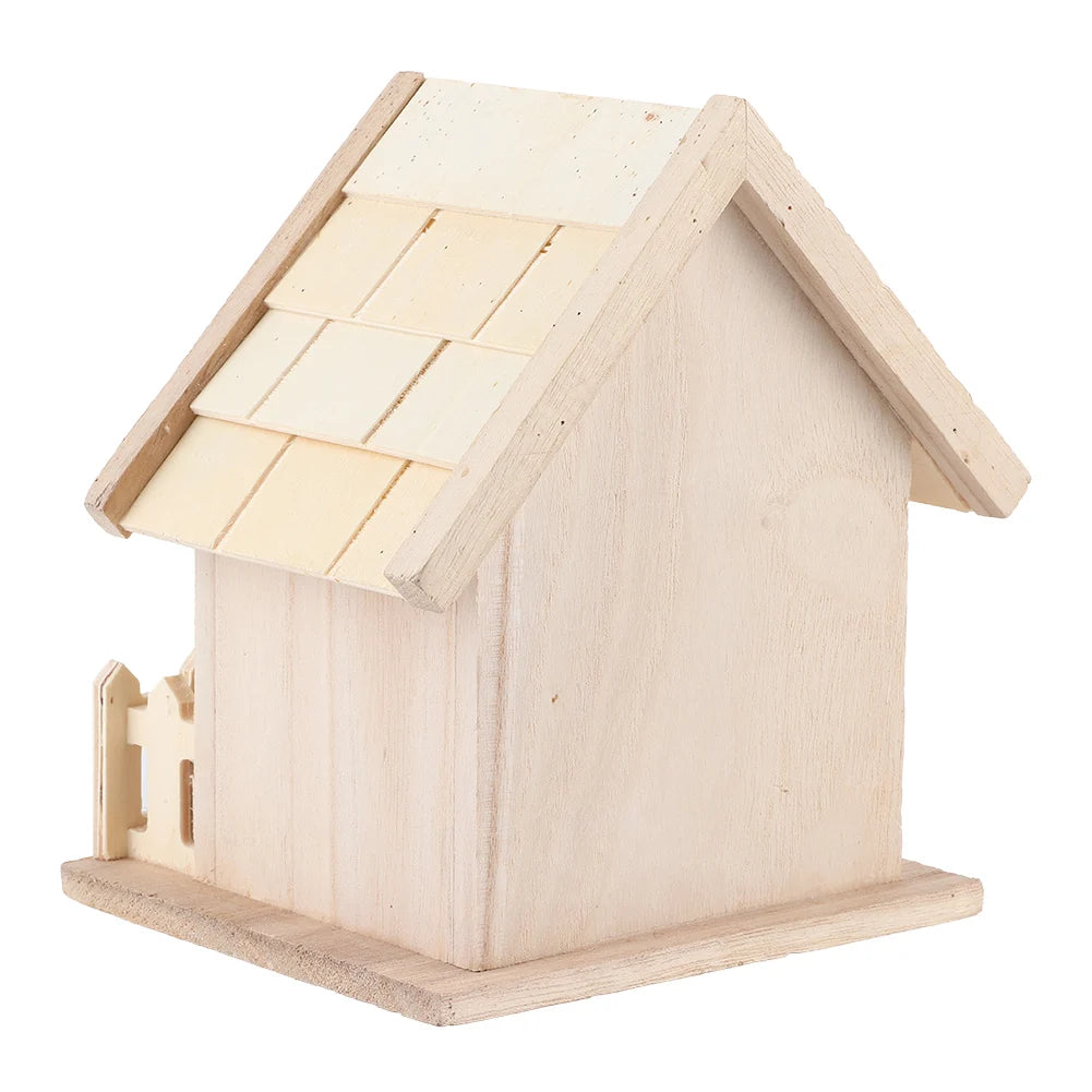 Nids De Maison D'Oiseaux En Bois D'Extérieur Suspendus Oiseaux Perroquets Repos Boîte D'Élevage Décoration Produits Pour Animaux De Compagnie Pour L'Élevage De Nids D'Oiseaux