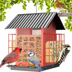 Mangeoire Suspendue en Métal – Grande Capacité Anti-Écureuil pour Jardin et Fenêtre - Vignette | Ma boutique
