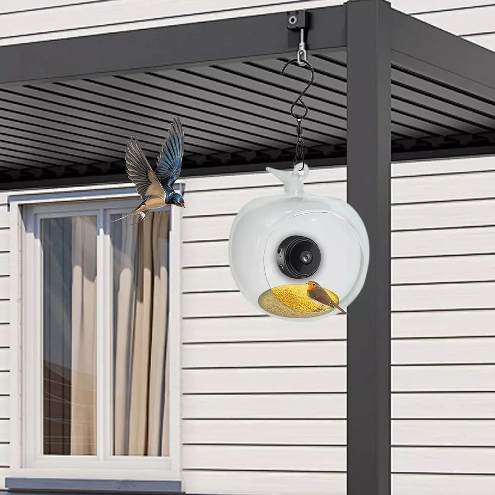 Mangeoire Pour Oiseaux Intelligente Avec Caméra, Microphone Intégré, Capture Automatique, Colibri Wifi