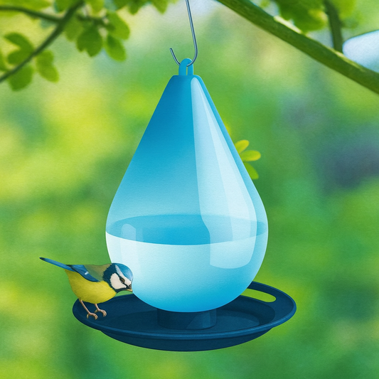 Abreuvoir Suspendu pour Oiseaux 1L – Eau Propre et Système Anti-Salissures