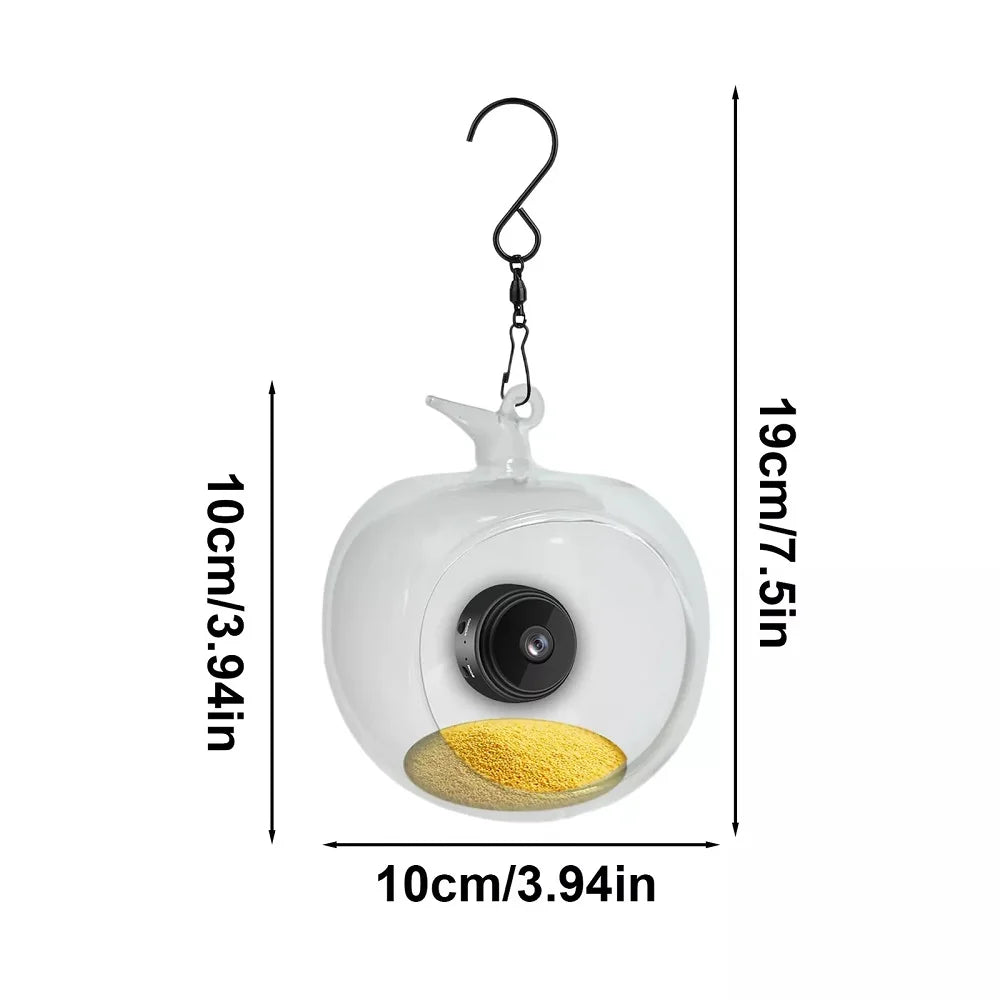 Mangeoire Pour Oiseaux Intelligente Avec Caméra, Microphone Intégré, Capture Automatique, Colibri Wifi