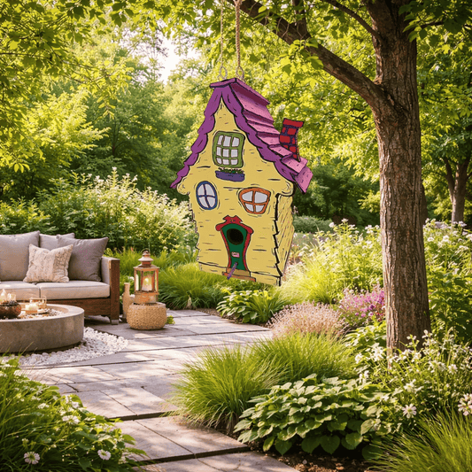 Nichoir Original en Bois Fait Main – Style Whoville
