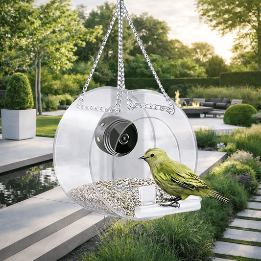 Mangeoire à oiseaux avec caméra 1080P HD –
