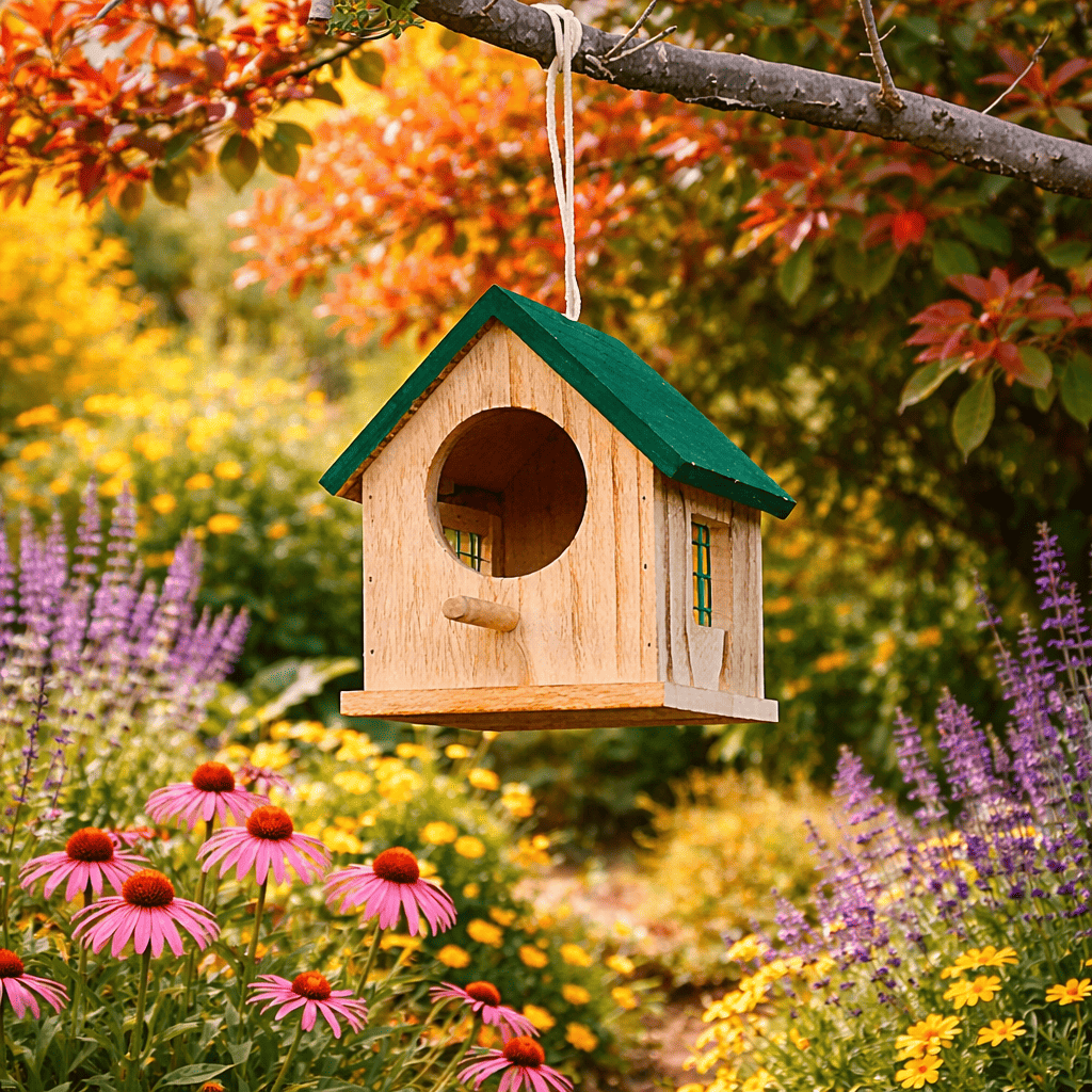 Cages À Oiseaux Imperméables Pour L'Extérieur, Maison Suspendue En Bois Faite À La Main, Boîte D'Élevage De Papillons, Nid Chaud À Couver, Accessoires Pour Oiseaux