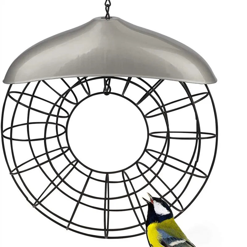 Distributeur De Nourriture En Plastique Pour Oiseaux, Station D'Alimentation Pour Jardin Suspendu, Décoration D'Arbre D'Extérieur