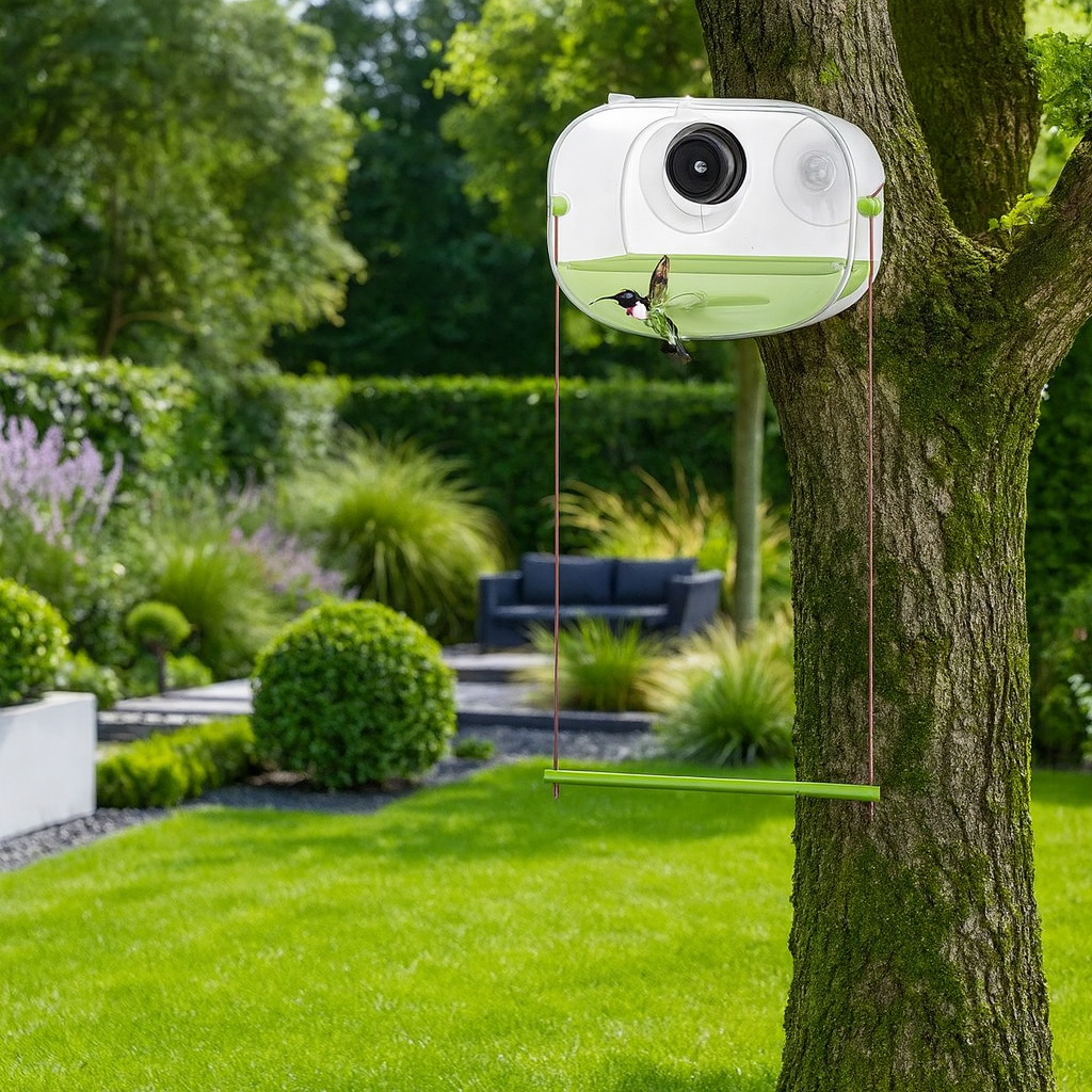 Mangeoire à Oiseaux avec Caméra HD – Modèle de Fenêtre à Ventouse