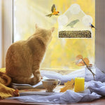 Mangeoire Oiseaux Fenêtre Transparente – Acrylique avec Ventouses - Vignette | Ma boutique