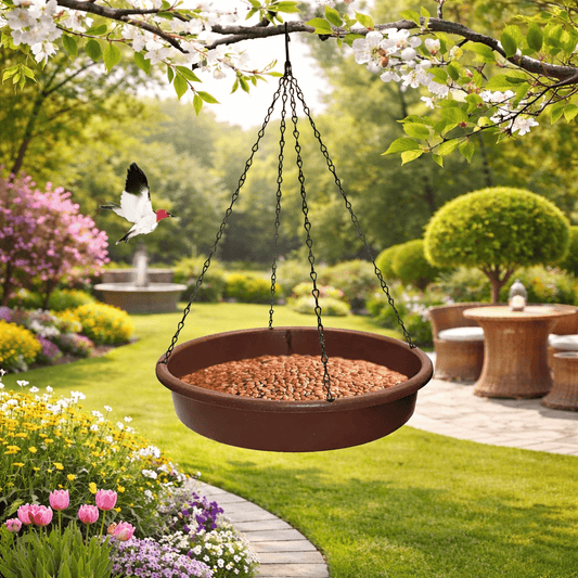 Mangeoire À Oiseaux Suspendue, Plateau De Bain Extérieur, Abreuvoir D'Eau Pour Oiseaux, Décoration De Jardin Et De Cour, Mangeoire En Plastique Pour Oiseaux, Fournitures Pour Animaux De Compagnie