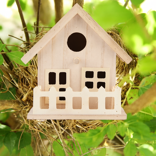 Nichoir pour oiseaux en bois 