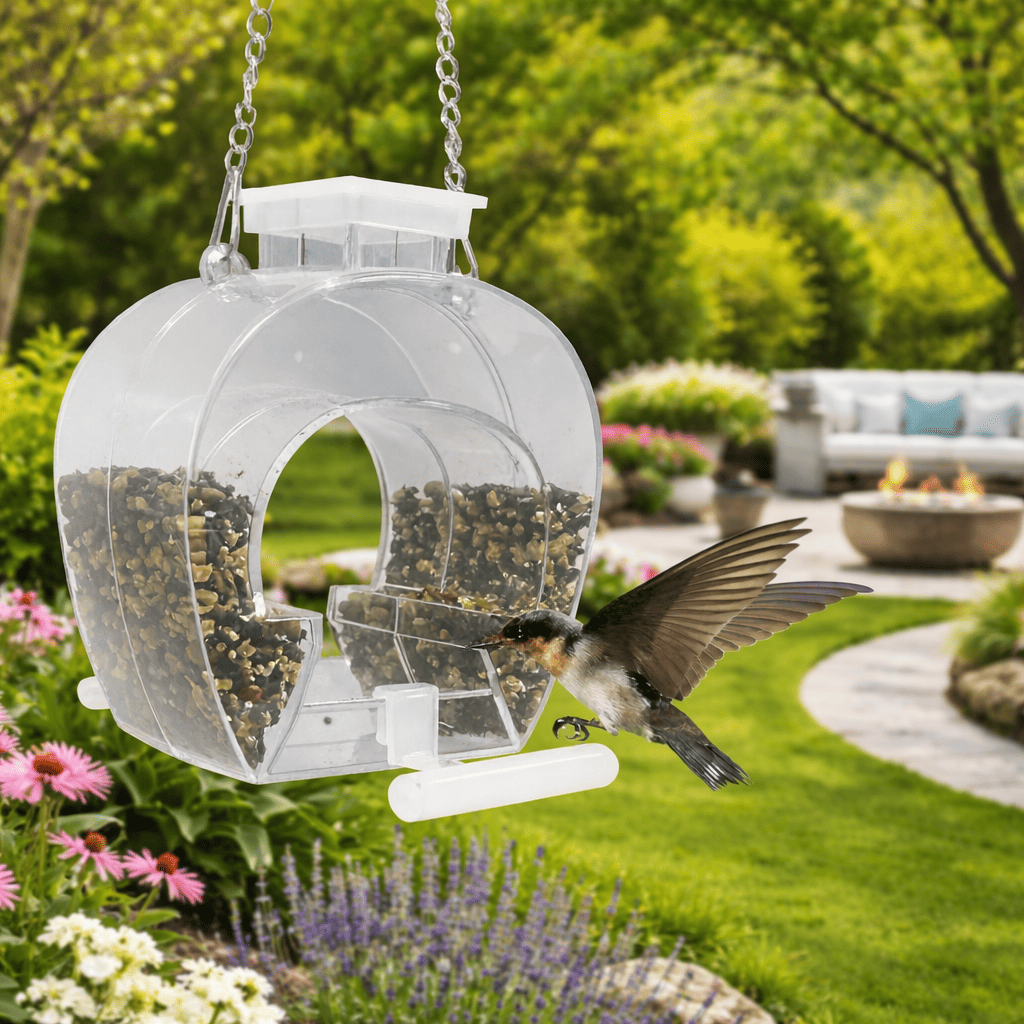 Mangeoire pour nourrir les oiseaux de votre jardin 