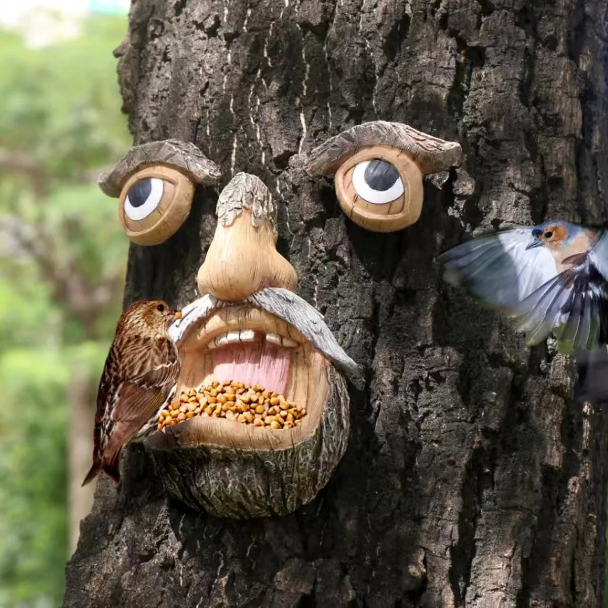 Enchanting Monster Bird Feeder - a Magical Garden Accent That Brings Life to Your Yard - Interactive and Unique Design for Unfor