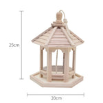 Nichoir et Mangeoire 2-en-1 en Bois – Station Suspendue pour Oiseaux - Vignette | Ma boutique