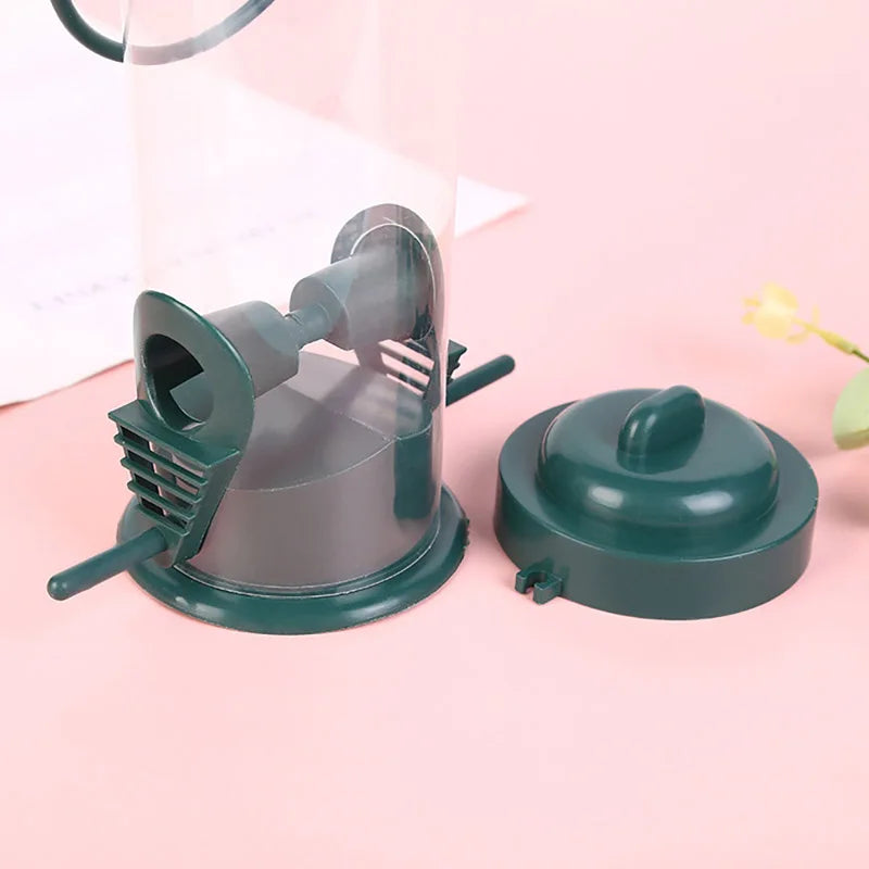 Mangeoire Pour Oiseaux Pour Animaux De Compagnie, Distributeur De Nourriture Suspendu En Plein Air, Plusieurs Trous, Mangeoire Pour Petits Oiseaux, Outil D'Alimentation Automatique Des Pieds, Fournitures Pour Oiseaux