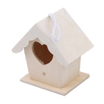 Mini Cage À Oiseaux En Bois Suspendue En Plein Air, Boîte De Jardin, Décoration De Cour De Maison, Produits Pour Oiseaux, Nid De Perroquet En Bois - Vignette | Ma boutique