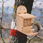Distributeur de Nourriture en Bois avec Couvercle Amovible - Vignette | Ma boutique