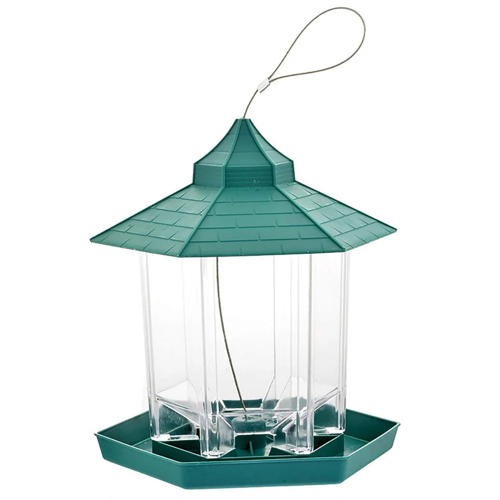 Mangeoire Suspendue Pour Oiseaux Sauvages, Gazébo Étanche, Conteneur Extérieur Avec Corde Suspendue, Mangeoire Pour Oiseaux, Décoration De Jardin, Fournitures Pour Animaux De Compagnie