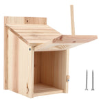 Nichoir en Bois Naturel avec Tige Debout – Boîte à Bricoler - Vignette | Ma boutique