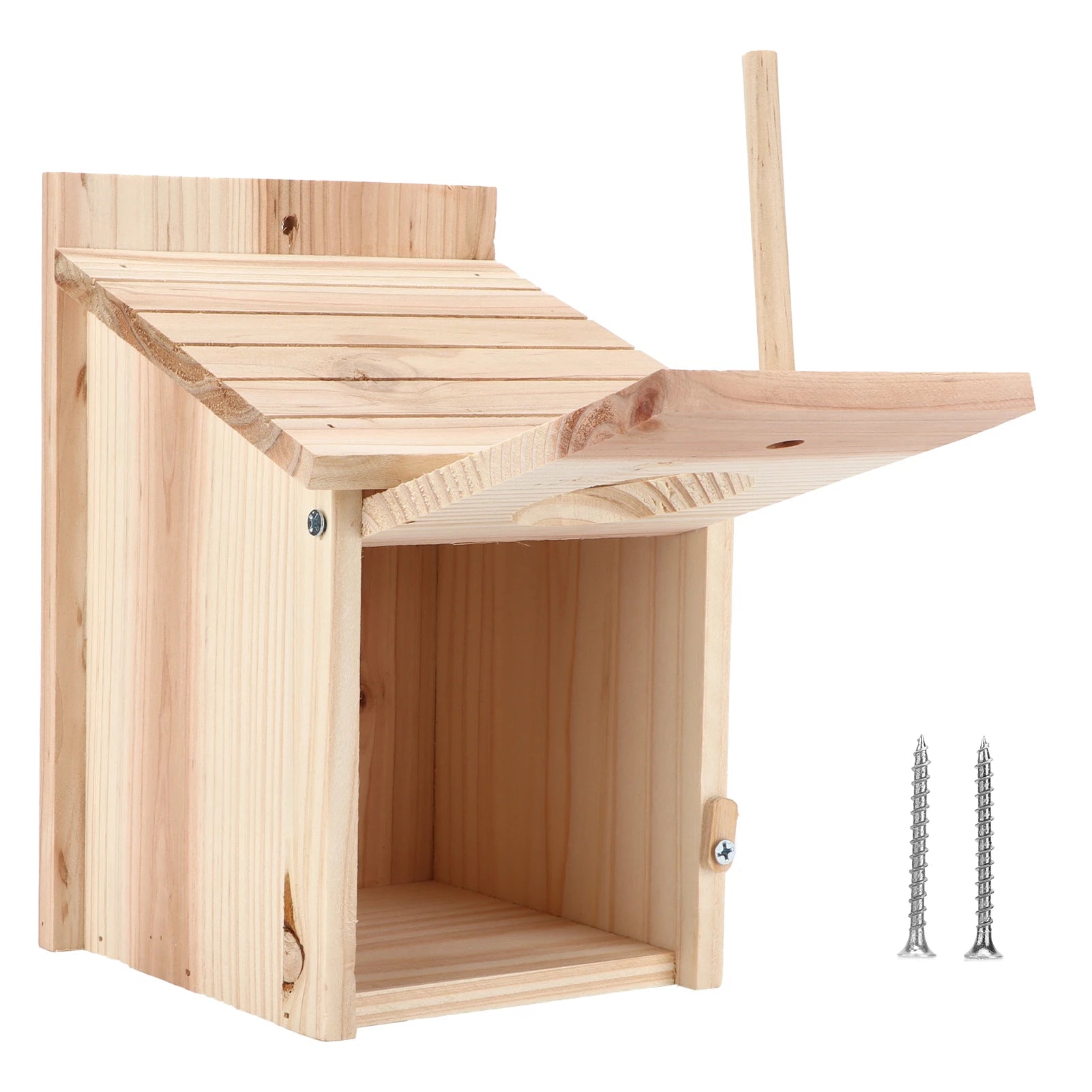 Nichoir Extérieur En Bois Avec Debout, Naturel Et Sûr, Bricolage, Boîte D'Élevage, Le plus Récent