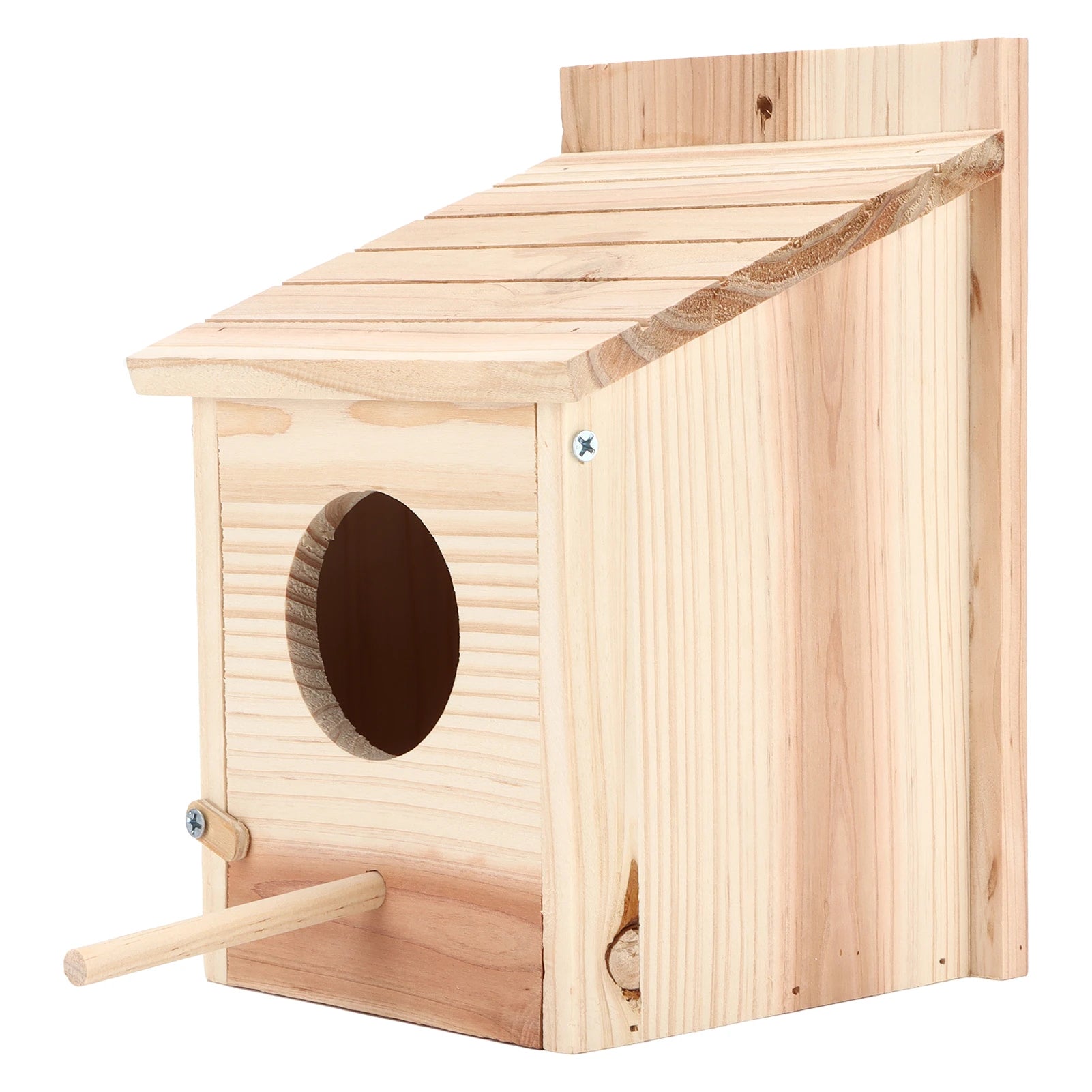 Nichoir Extérieur En Bois Avec Debout, Naturel Et Sûr, Bricolage, Boîte D'Élevage, Le plus Récent