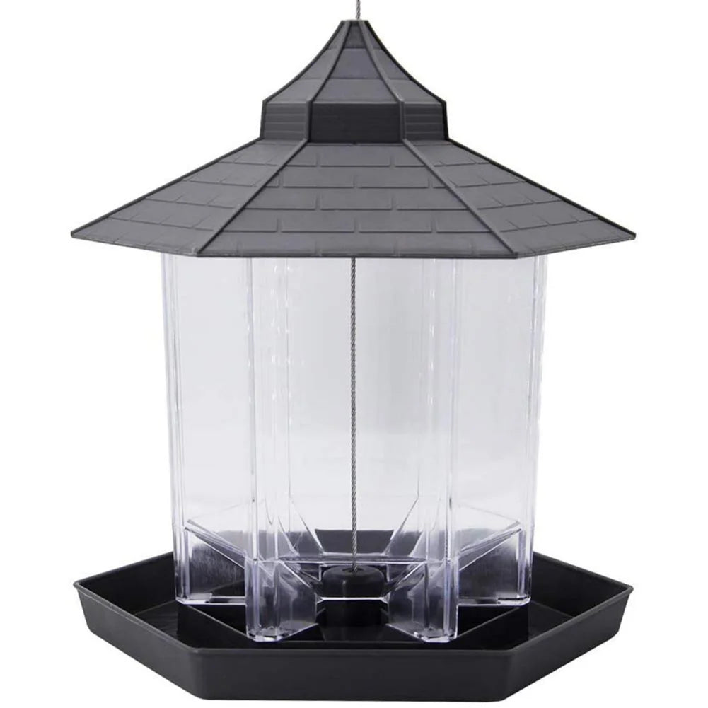Mangeoire Suspendue Pour Oiseaux Sauvages, Gazébo Étanche, Conteneur Extérieur Avec Corde Suspendue, Mangeoire Pour Oiseaux, Décoration De Jardin, Fournitures Pour Animaux De Compagnie