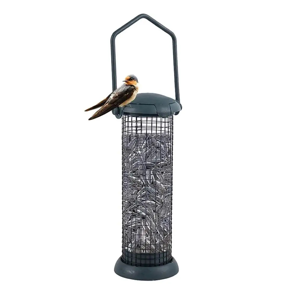 Mangeoire Pour Oiseaux, Boulettes, Support De Boules De Graisse, Distributeur De Nourriture D'Extérieur Pour Petits Oiseaux Sauvages, Station D'Alimentation Suspendue Pour Oiseaux