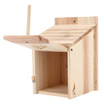 Nichoir en Bois Naturel avec Tige Debout – Boîte à Bricoler - Vignette | Ma boutique
