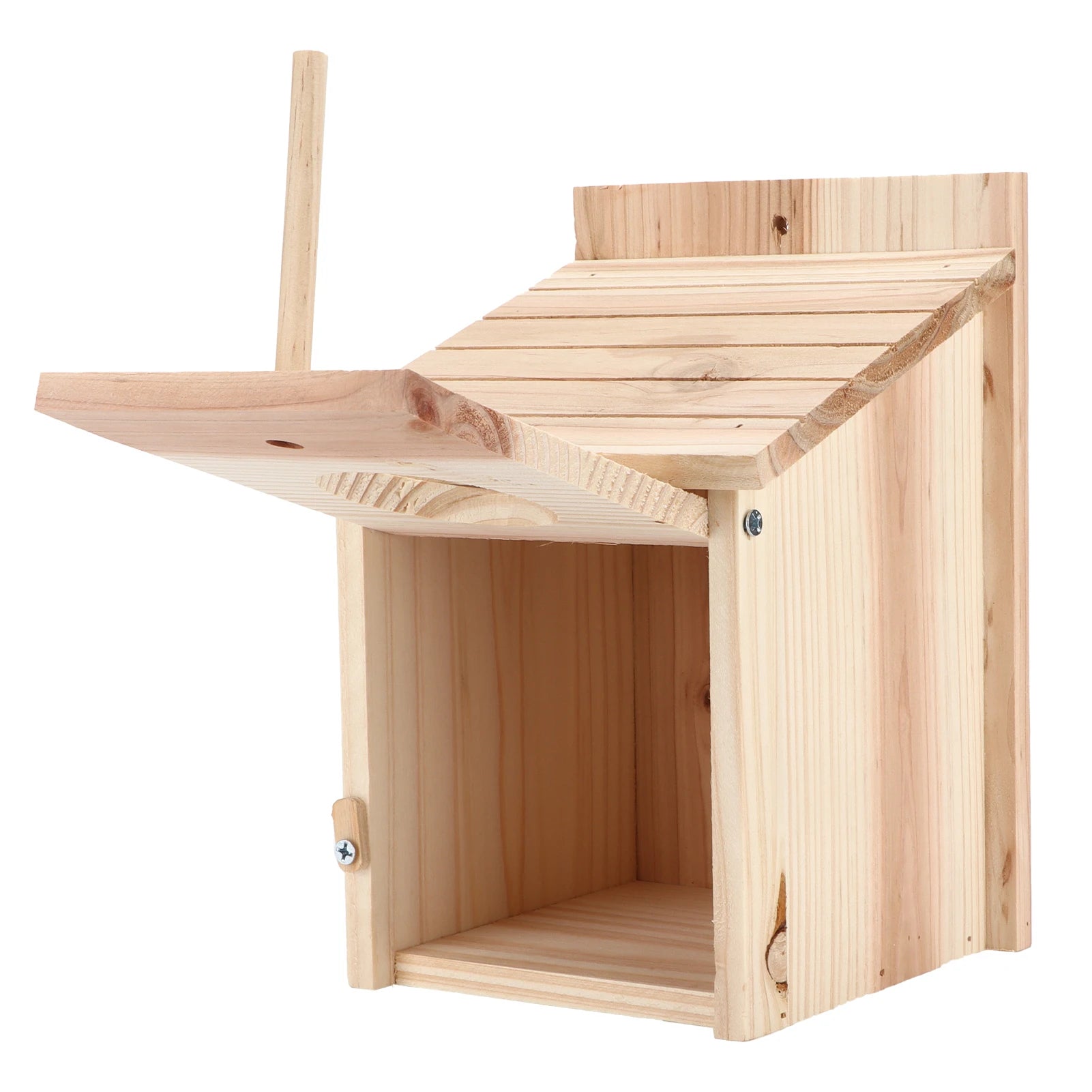 Nichoir Extérieur En Bois Avec Debout, Naturel Et Sûr, Bricolage, Boîte D'Élevage, Le plus Récent