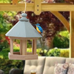 Mangeoire Oiseaux en Bois Suspendue – Maison Naturelle Extérieure - Vignette | Ma boutique