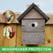 Boîte De Nidification Pour Oiseaux, Protection Des Trous, Boîte De Nidification Pour Oiseaux, Protection Des Trous D'Entrée, Protection Du Pic, Panneau D'Entrée De Vol Avec Montage