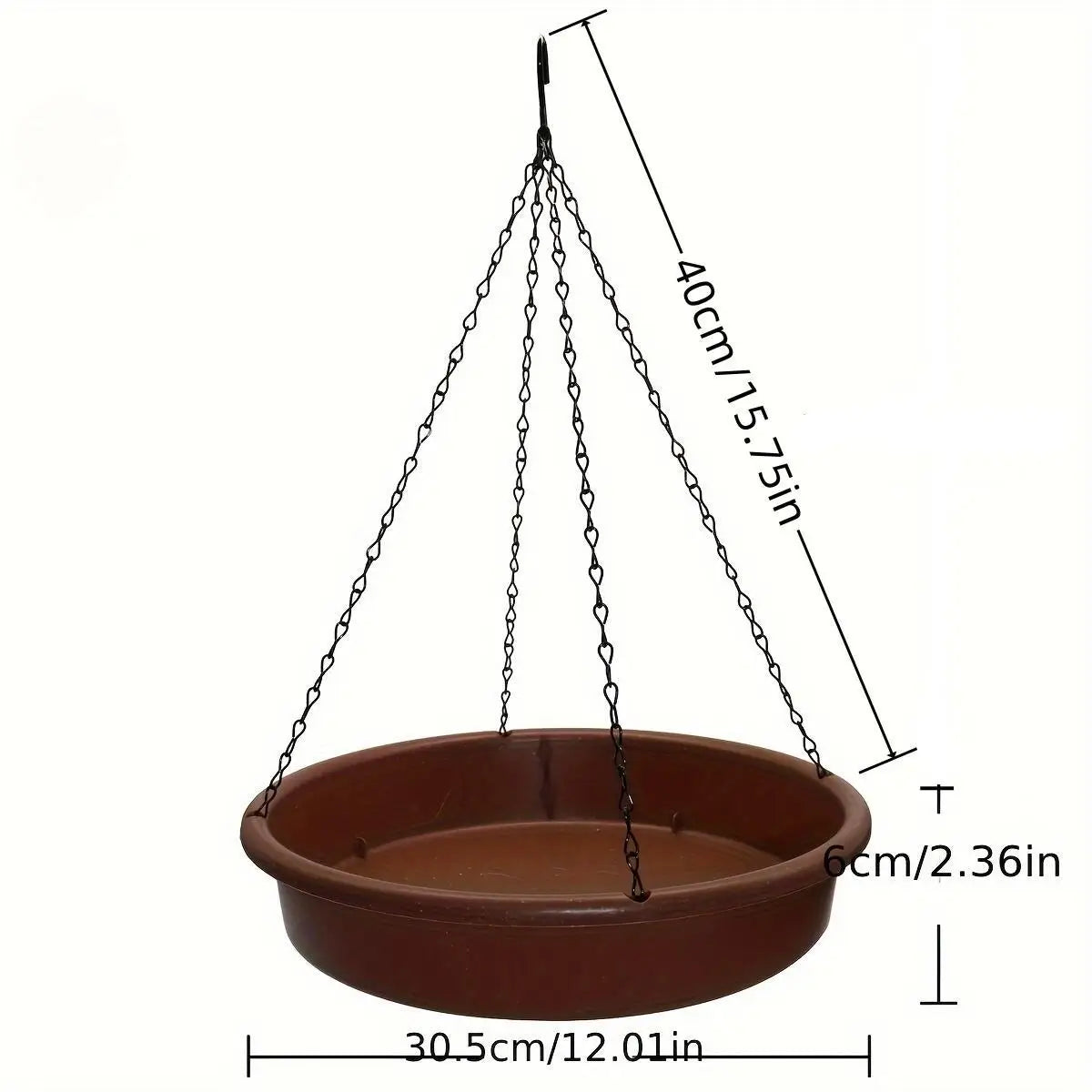 Mangeoire À Oiseaux Suspendue, Plateau De Bain Extérieur, Abreuvoir D'Eau Pour Oiseaux, Décoration De Jardin Et De Cour, Mangeoire En Plastique Pour Oiseaux, Fournitures Pour Animaux De Compagnie
