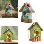 Maison à Oiseaux Suspendue en Résine – Cabane Rustique pour Jardin et Clôture - Vignette | Ma boutique