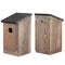 Confronwooden Bird House Nid D'Oiseau, Boîte De Nidification D'Oiseau, Perroquets Élevage, Décoration De Jardin Extérieure, Naturel