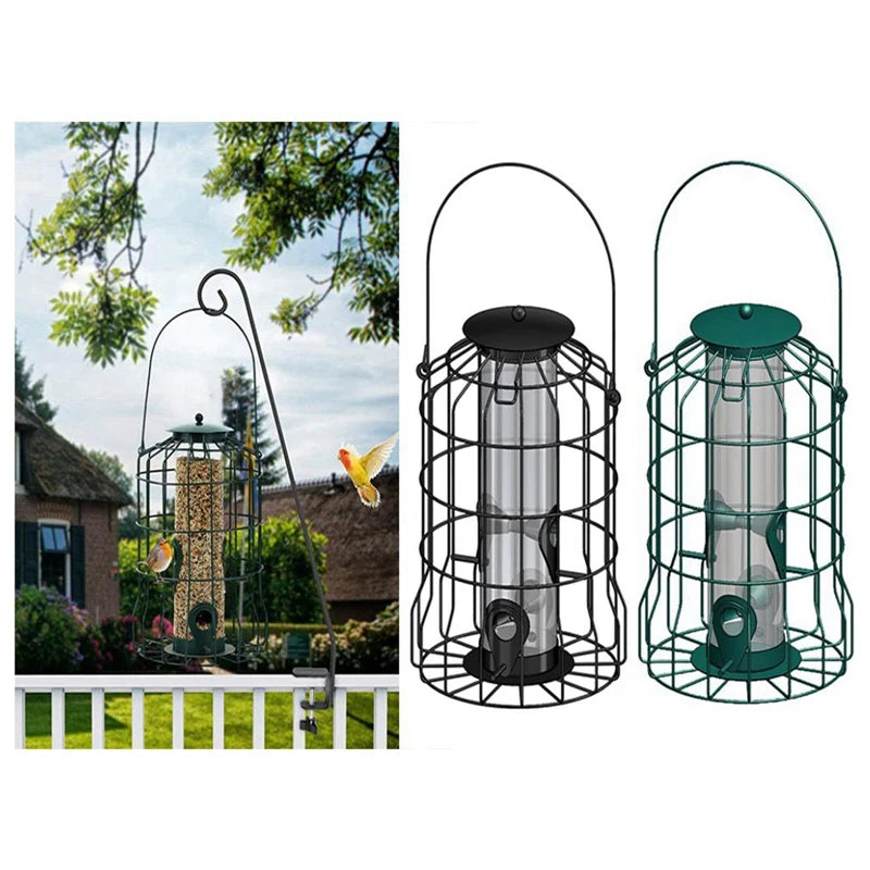 Mangeoire Dissuasive Contre La Rouille Pour Oiseaux Sauvages, Mangeoire Pour Jardin Et Arrière-Cour