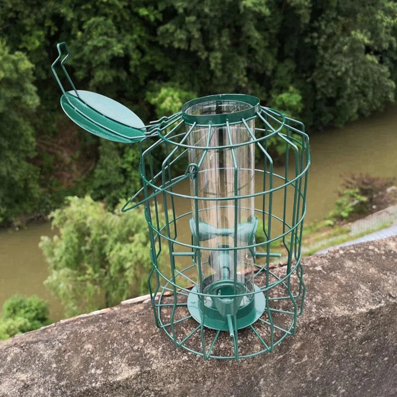 Mangeoire Dissuasive Contre La Rouille Pour Oiseaux Sauvages, Mangeoire Pour Jardin Et Arrière-Cour