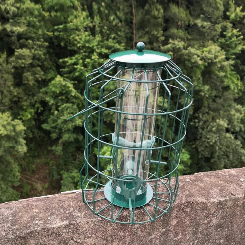 Mangeoire Dissuasive Contre La Rouille Pour Oiseaux Sauvages, Mangeoire Pour Jardin Et Arrière-Cour