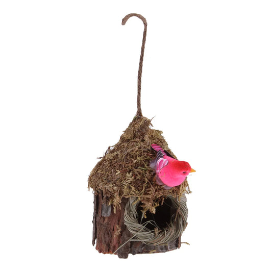 Simulation De Patio Extérieur Créatif, Maison À Oiseaux, Décoration D'Arbre Suspendue, Abri À Oiseaux Moderne, Produits Pour Animaux De Compagnie