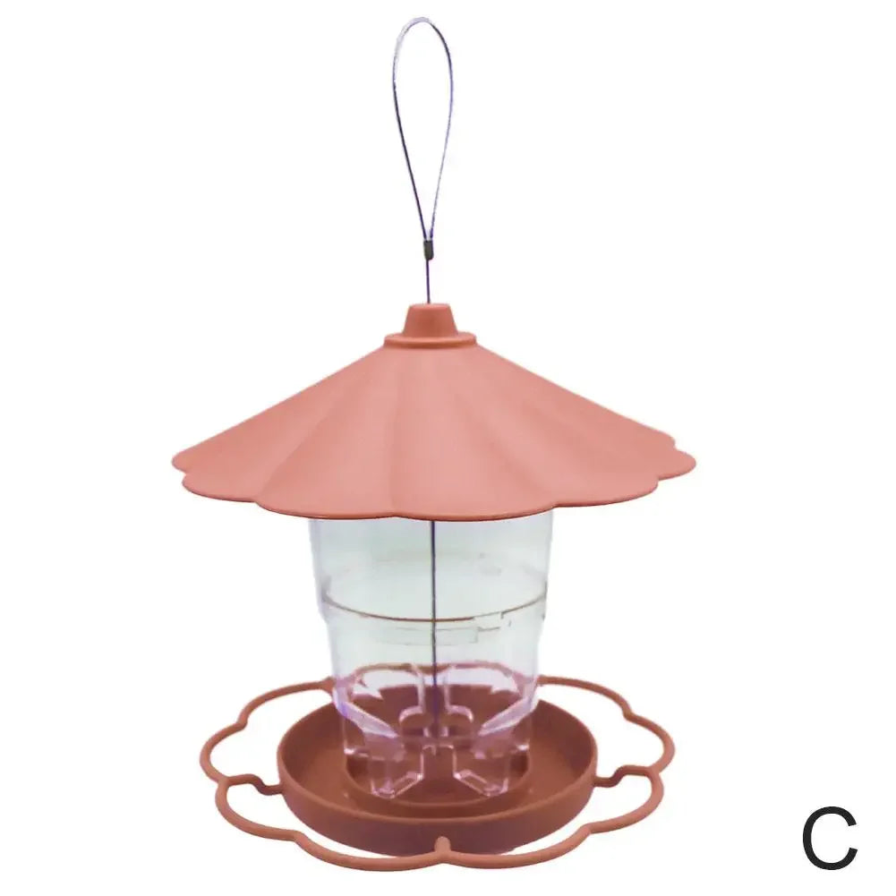 Mangeoire Pour Oiseaux Pour L'Extérieur, Outil D'Alimentation Automatique Suspendu, Mangeoire Pour Oiseaux, Support Distributeur À Trous Multiples, Contai Alimentaire H9P7