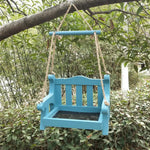 Mangeoire à Oiseaux en Bois Forme Banc Suspendu - Vignette | Ma boutique