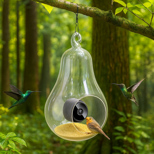 Mangeoire Pour Oiseaux Intelligente Avec Caméra, Microphone Intégré, Capture Automatique, Colibri Wifi